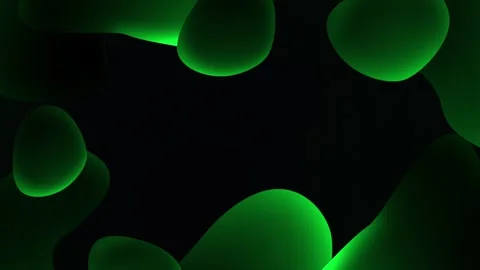Animated motion background featuring fluid, swirling green shapes  Stock Footage 282776532
