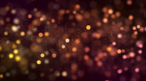 Animated motion background loop - Orange stars in space Stock Footage 66539816