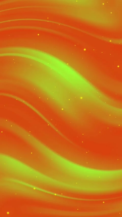 Animated motion background orange with particle Stock Footage 310611081