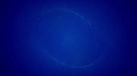 Animated motion background video - 3D rotating circle lights Stock Footage 66423191