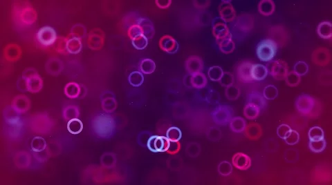 Animated motion background video - Pink Purple Moving Circles Stock Footage 66423064