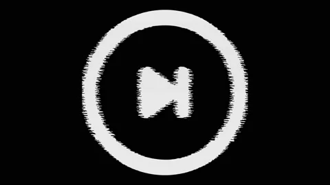 Animated motion of blink or Glitch effect Next media sign Stock Footage 130618538