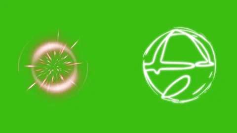 Animated motion circular exploding effect Stock Footage 235768254