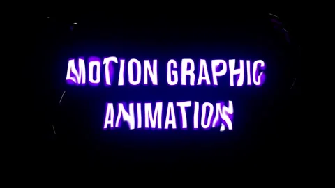 Animated motion graphic text Stock Footage 298955634