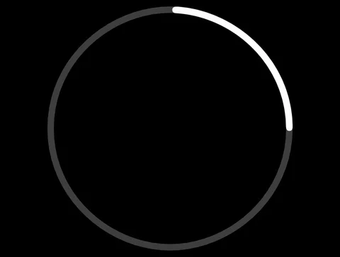 Animated motion graphics element - loading circle Stock Footage 102902184