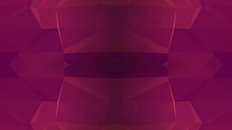 Animated motion graphics polygon surface shading transition morph effect mirror Video stock 94759617
