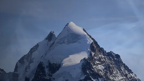 Animated Mountain Top Stock Footage 85896575