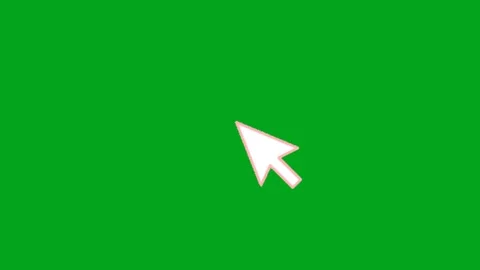 Animated Mouse Click Cursor Effect Stock Footage 340463489