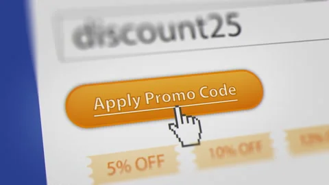 Animated Mouse Cursor Clicking 'Apply promo code' Button Stock Footage 243977003