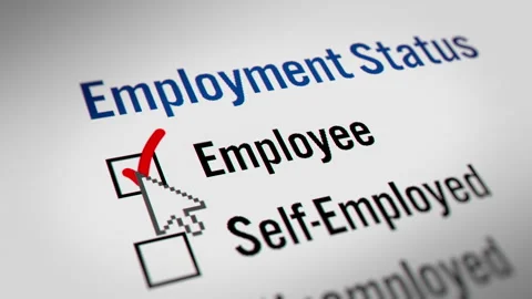 Animated Mouse Cursor Clicking "Employee" Checkbox Stock Footage 251011300