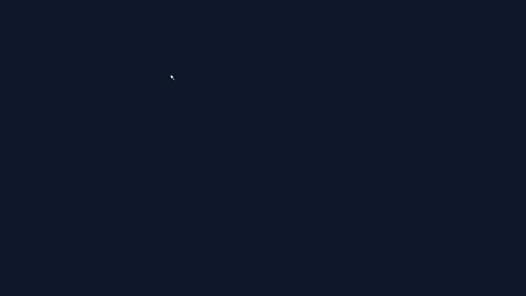 Animated Mouse Cursor Pointer Clicking with Yellow Ripple Effect on Dark Navy Stock Footage 347382997