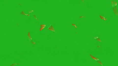 Animated Moving Lines In The Form Of Waves On Green Screen Stock Footage 240906778