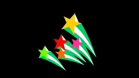 Animated Moving Star Prop Stock Footage 278343192