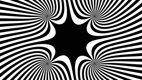 Animated moving zebra lines Stock Footage 164496536