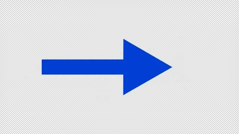 An animated multi-colored arrow showing the direction to the right. Stock Footage 277881645