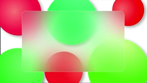 Animated multicolor rectangular shaped glass morphism background Vidéo 199370322