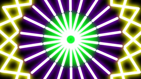 Animated multicolored lighting show of thai temple in annual festival at Th.. Stock Footage 279152252