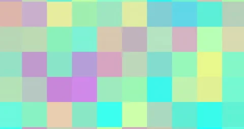 Animated multicolored pixel background. 4K resolution abstract pixel motion Stock Footage 233848286