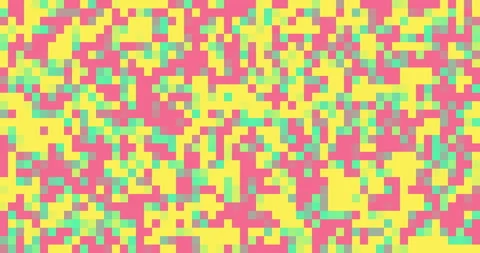 Animated multicolored pixel background. 4K resolution abstract pixel motion Stock Footage 241863046