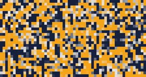 Animated multicolored pixel background. 4K resolution abstract pixel motion Stock Footage 245241670