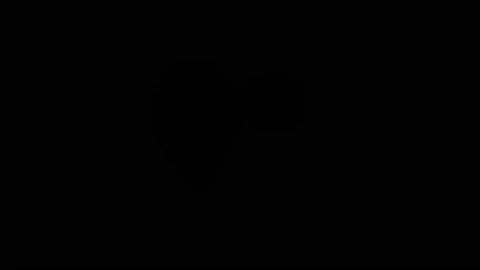 Animated navigation icon with alpha channel in 4k Stock Footage 123010515