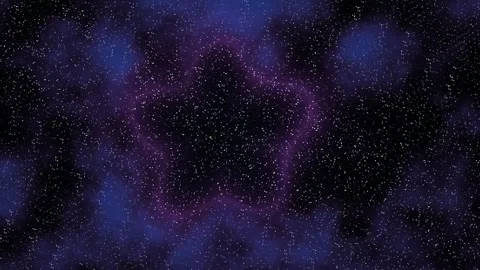 Animated nebula clouds space background with seamless Stock Footage 341602372