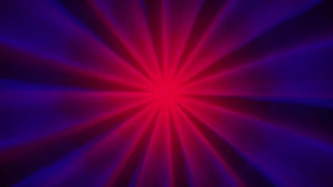 Animated neon background transitions from vibrant red center to dynamic blue Stock Footage 318988511