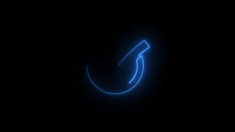 Animated neon checkmark icon set  glowing multicolor tick icons loop animat.. Stock Footage 311353686