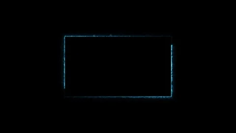 Animated neon glowing frame background. Colorful laser show seamless loop 4.. Stock Footage 309845447