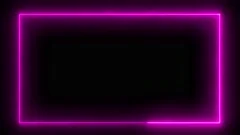 Animated neon glowing frame background. ... | Stock Video | Pond5