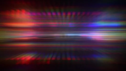Animated Neon Horizontal Light Streaks Sci Fi Motion Background Stock Footage 332329731