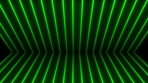 Animated neon line on black screen .glowing neon line. Stock Footage 301044228