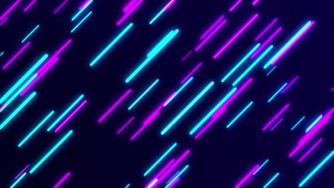 Animated Neon Lines Stock Footage 167152884