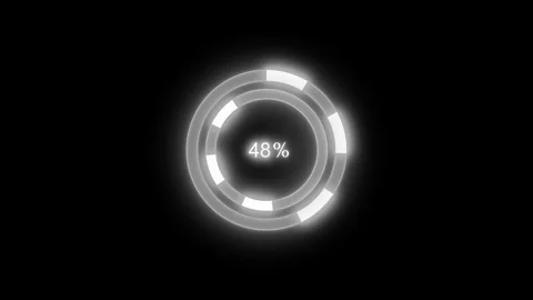 Animated Neon Loading Bar with Glow and Gradient Effects 動画素材 316712749