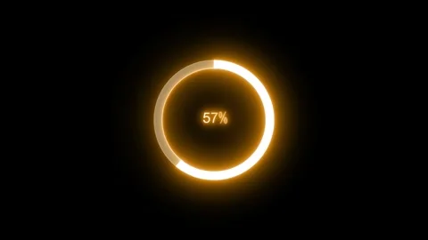 Animated Neon Loading Bar with Smooth Progress Fill 스톡 동영상 315191089