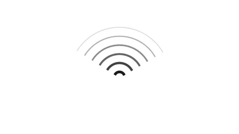 Animated network icon on black background, internet network symbol, digital.. Stock Footage 337759726