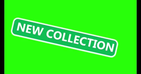 Animated New Collection Label on White Background 動画素材 336648666