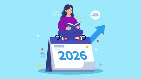 Animated new year Stock Footage 320821371