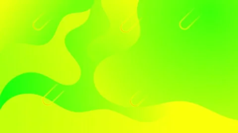 Animated nice abstract fluid background with yellow green color. Stock Footage 313416367