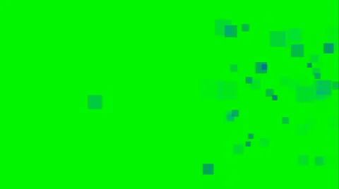 Animated nice visual slow moving square particles for technology space Video stock 60383320