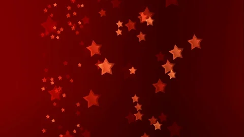 Animated nice visual slow moving orange yellow red star particles Stock Footage 77879589