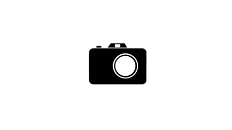 Animated "No Cameras" Graphic Stock Footage 46904633