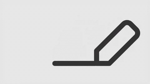 Animated note taking line ui icon Stock-Footage 219399545