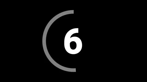Animated number countdown countdown moments numbers green screen 4k 60 fps Stock Footage 289048639