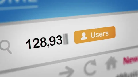 Animated Number of User Increases Stock Footage 239084579