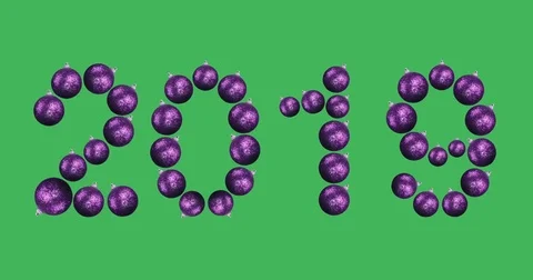 Animated numbers change each other. Stock Footage 83089364