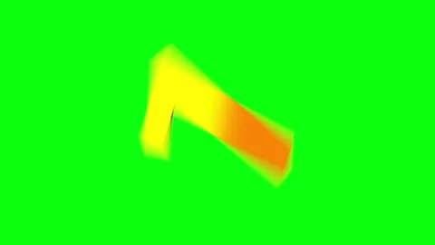 Animated numbers on a green screen background. Vídeos de archivo 336632143