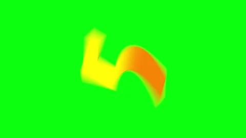 Animated numbers on a green screen background. Stock Footage 336632148