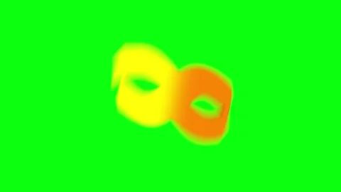 Animated numbers on a green screen background. Vídeos de archivo 336632150