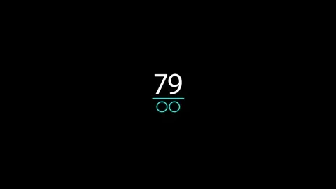 An animated numeric data element Video stock 303462538